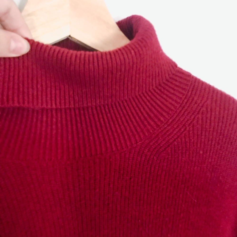 michael kors // red fringe sweater dress - Picture 3 of 6